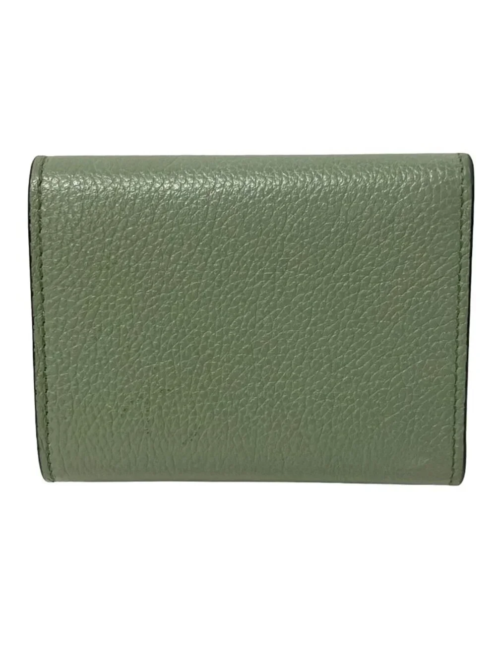 Loewe Trifold Wallet Green Brown
